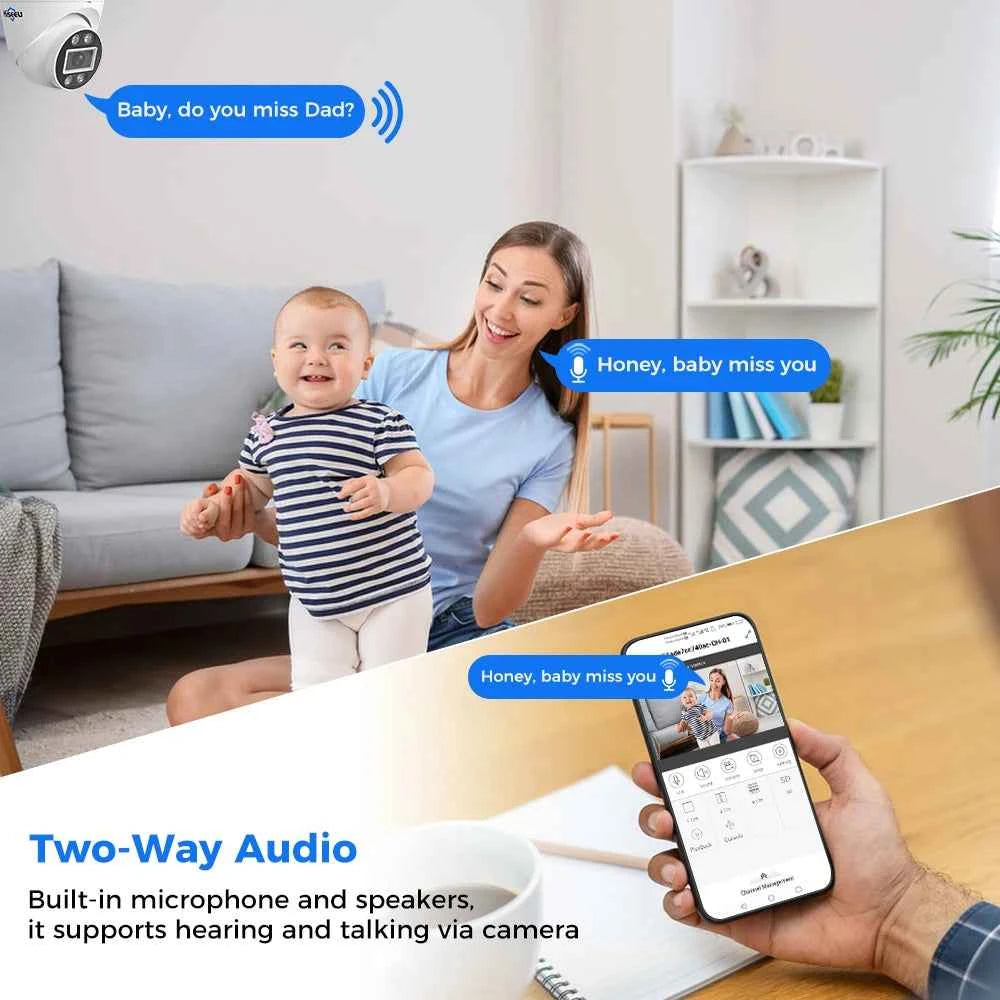 4K PoE Dome Security Camera with Face Detection