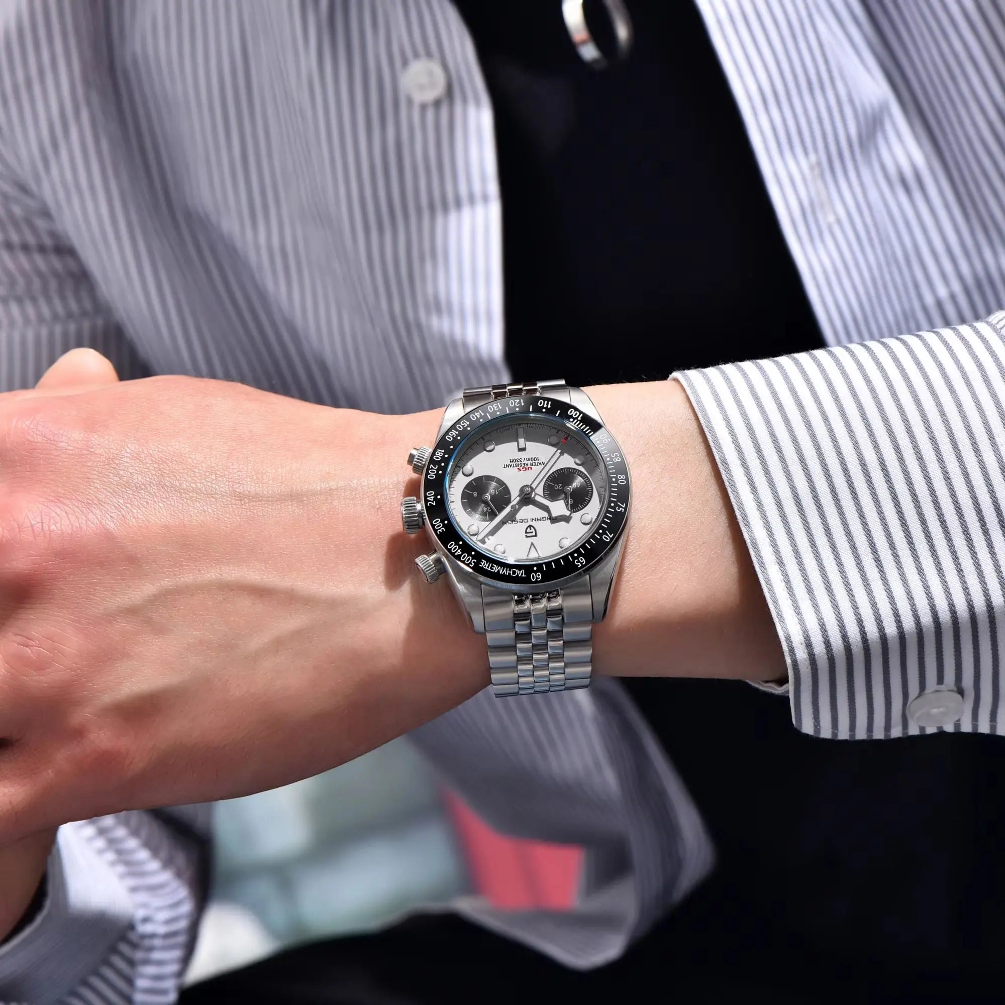 Pagani Design BB Panda Chronograph Men's Watch 100M Waterproof