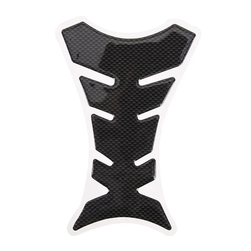 Gas Cap Cover Sticker and protector 3D Carbon Fiber Gel Gas Fuel Tank Pad Protector Sticker Motorcycle Universal