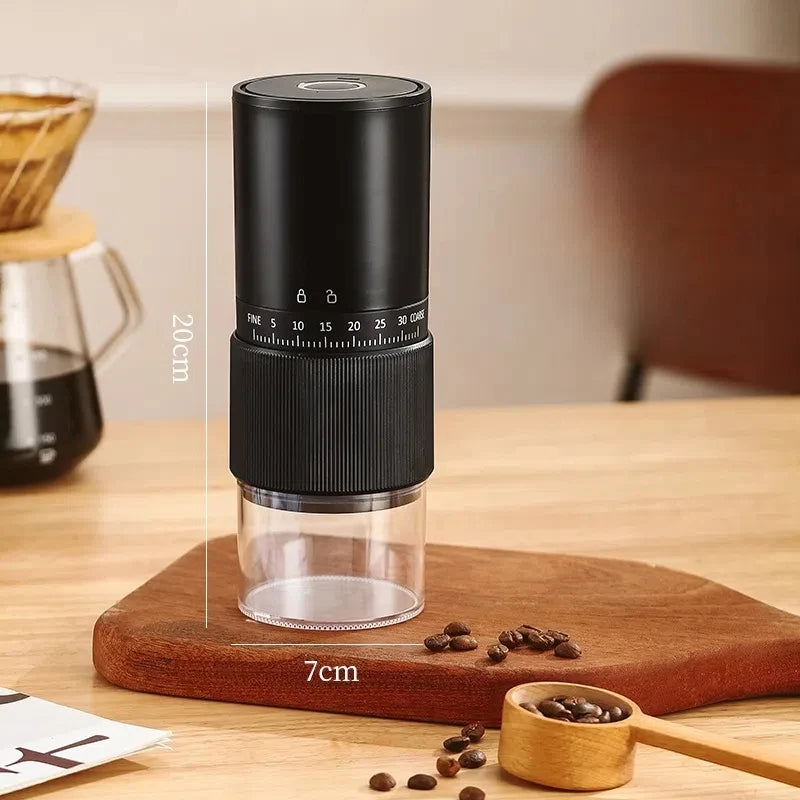 Portable Burr Coffee Grinder with 30 Grind Settings