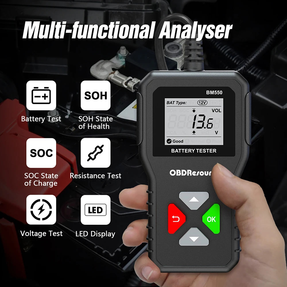 BM550 Vehicle Battery Tester