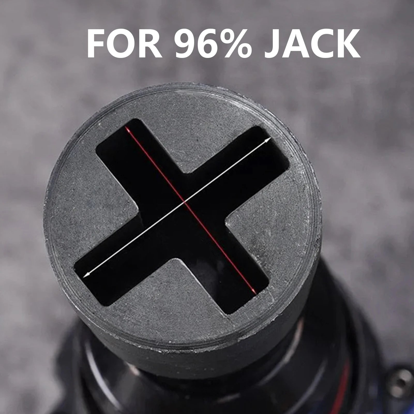 Auto Jack Socket Wrench Adapter for Quick Tire Changes