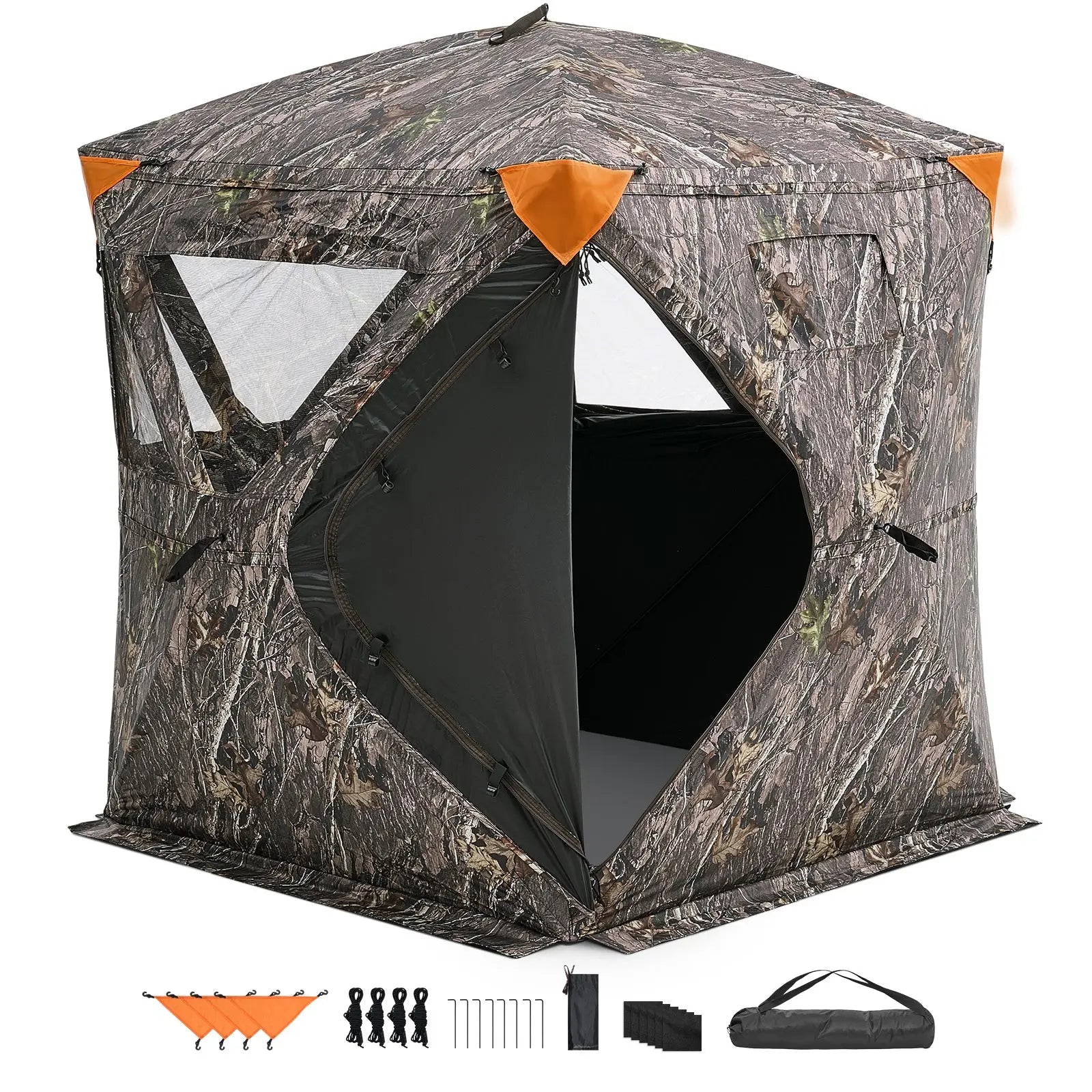 Cache-chasse transparent à 270° pour 2 à 3 personnes avec installation pop-up