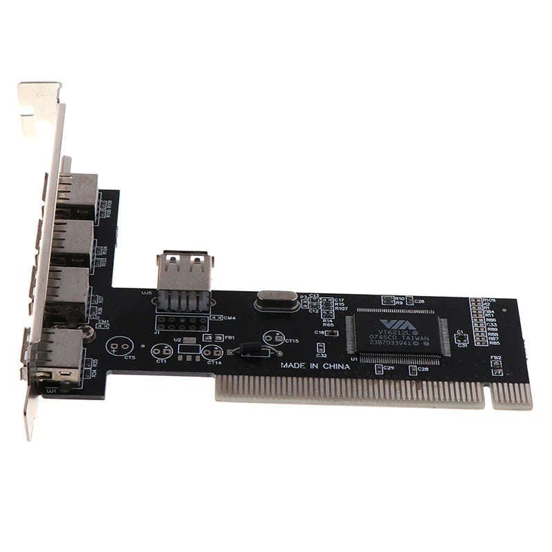 USB 2.0 PCI-utvidelseskort med fire eksterne porter