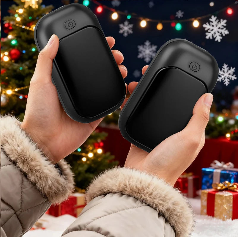 Magnetic Rechargeable Hand Warmer 2-Piece Set