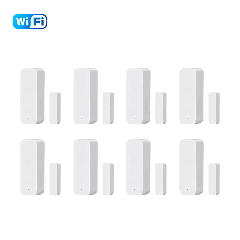 Tuya Wi-Fi Door & Window Sensors – 1, 2, 4 or 8 Sets