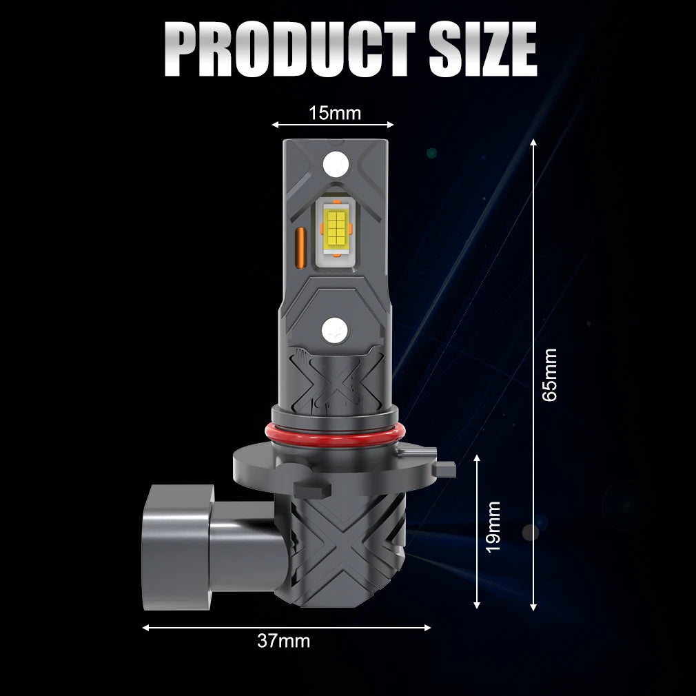 20000LM H11 LED Canbus H8 H9 H16JP 9005 HB3 9006 HB4 LED Autó Fej Lámpaizzó Canbus Szuper Fényes 6000K 12V 24V Fáklya
