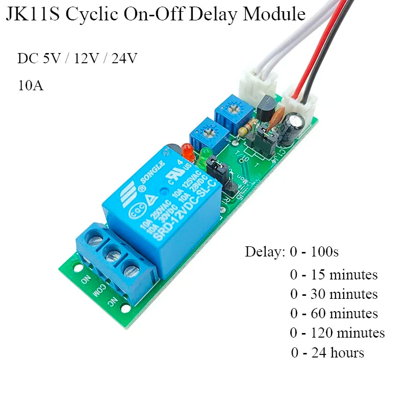 Adjustable Cyclic Timer Relay Module