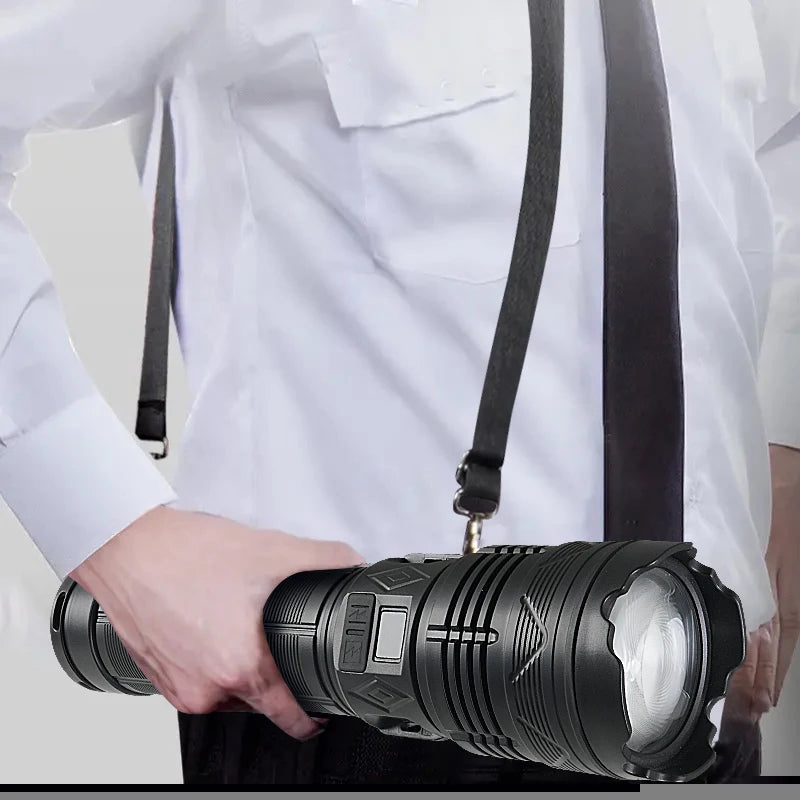 2026 New Upgrade Ultra Powerful Flashlights Rechargeable LED Tactical Torch Super Bright Lamp Outdoor Adventure Fishing Camping
