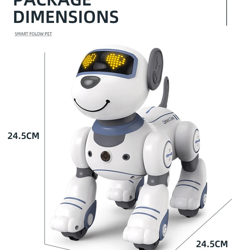 Programmable Robot Dog Toy with Remote Control and Stunt Moves