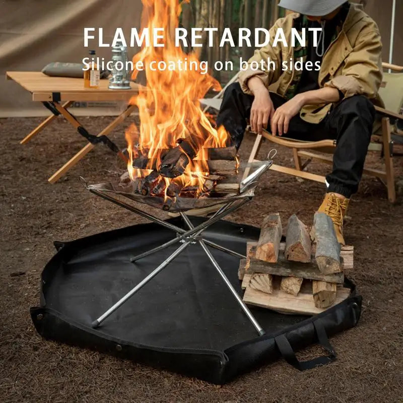 Folding Hexagonal Camping Mat with Handles