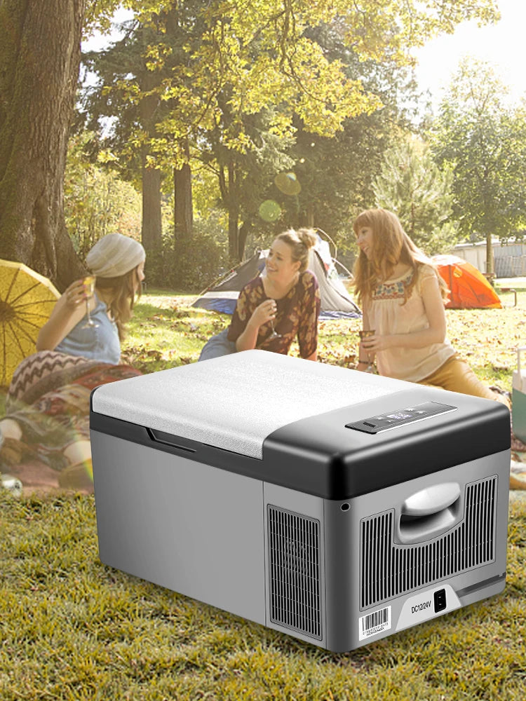 15L Bærbar Bil Køle-/Fryseskab -20℃ til 10℃ 12/24V & AC