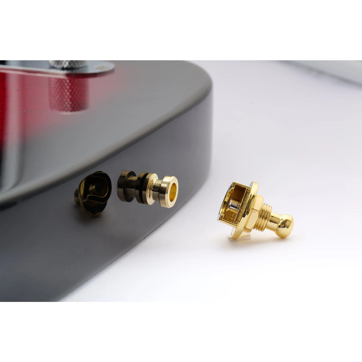 M182-2P Gurtverriegelungen für Gitarre und Bass, 2er-Set