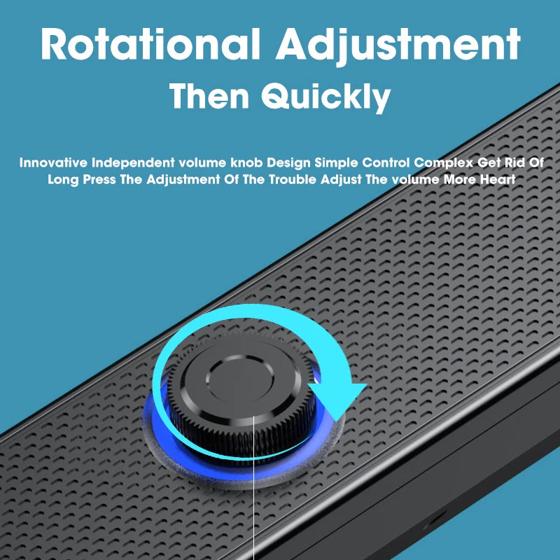 USB-Powered Bluetooth Desktop Soundbar