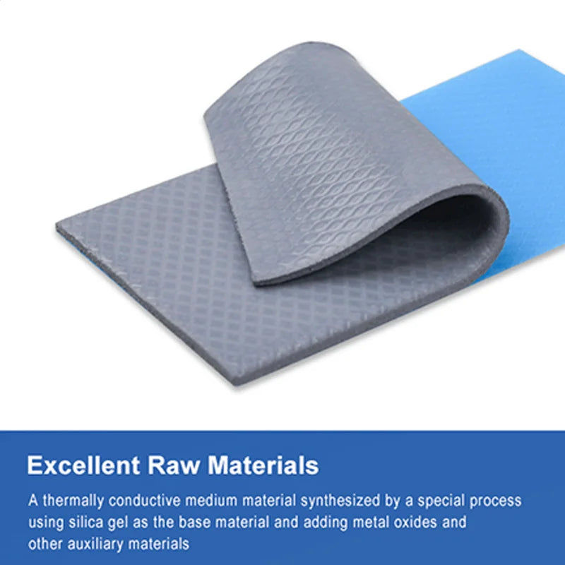 Soft 21W/mk Thermal Pad for CPU GPU Heatsink Cooling Conductive Silicone Pad High Performance Thermal Silicone Pad for PS4 SSDs