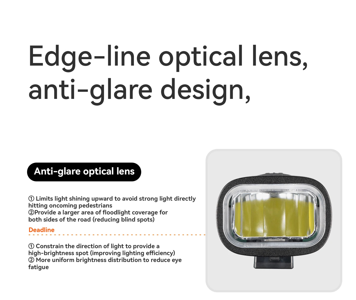 950LM USB Rechargeable Bike Headlight with IPX6 Waterproof