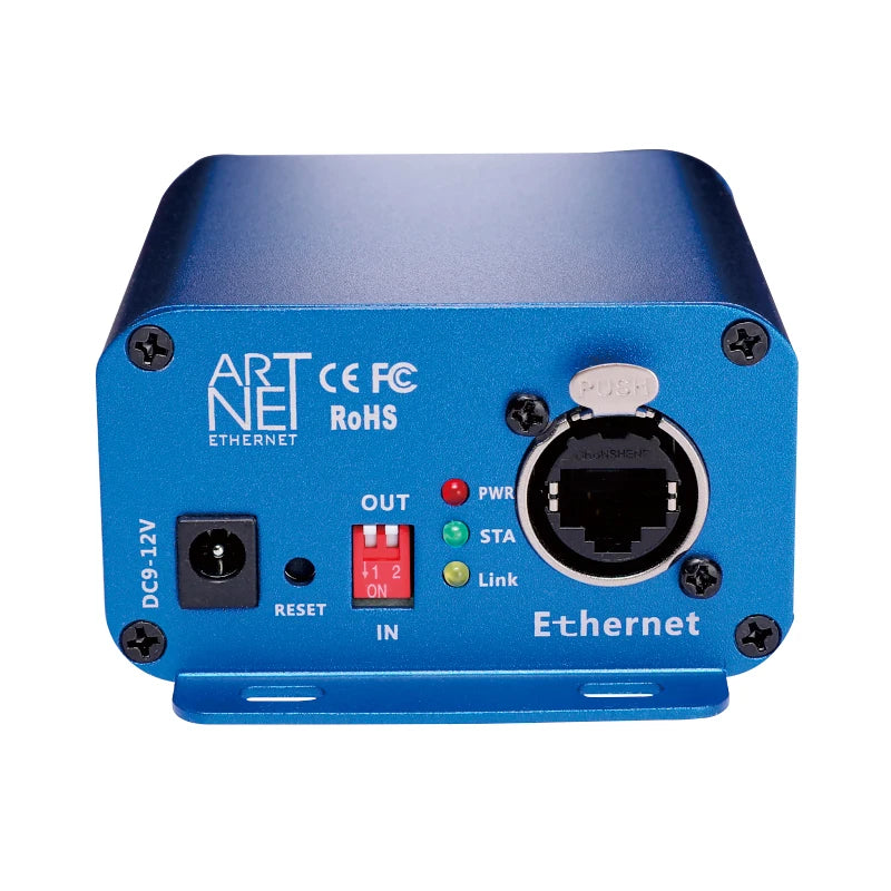 Interfaccia Ethernet Art-Net a DMX per illuminazione