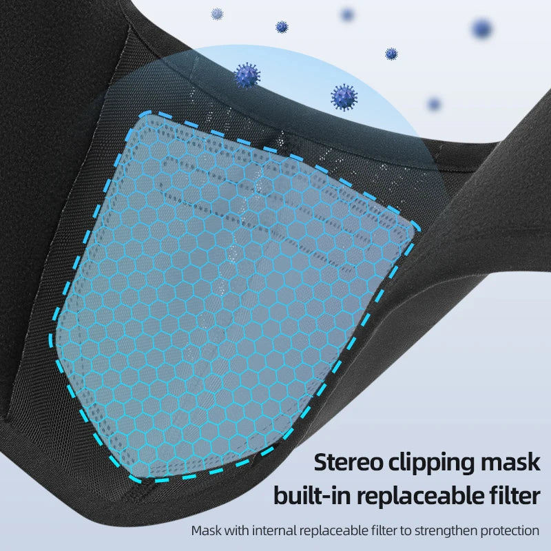 Windproof Fleece Face Mask Balaclava for Cycling & Outdoor Use