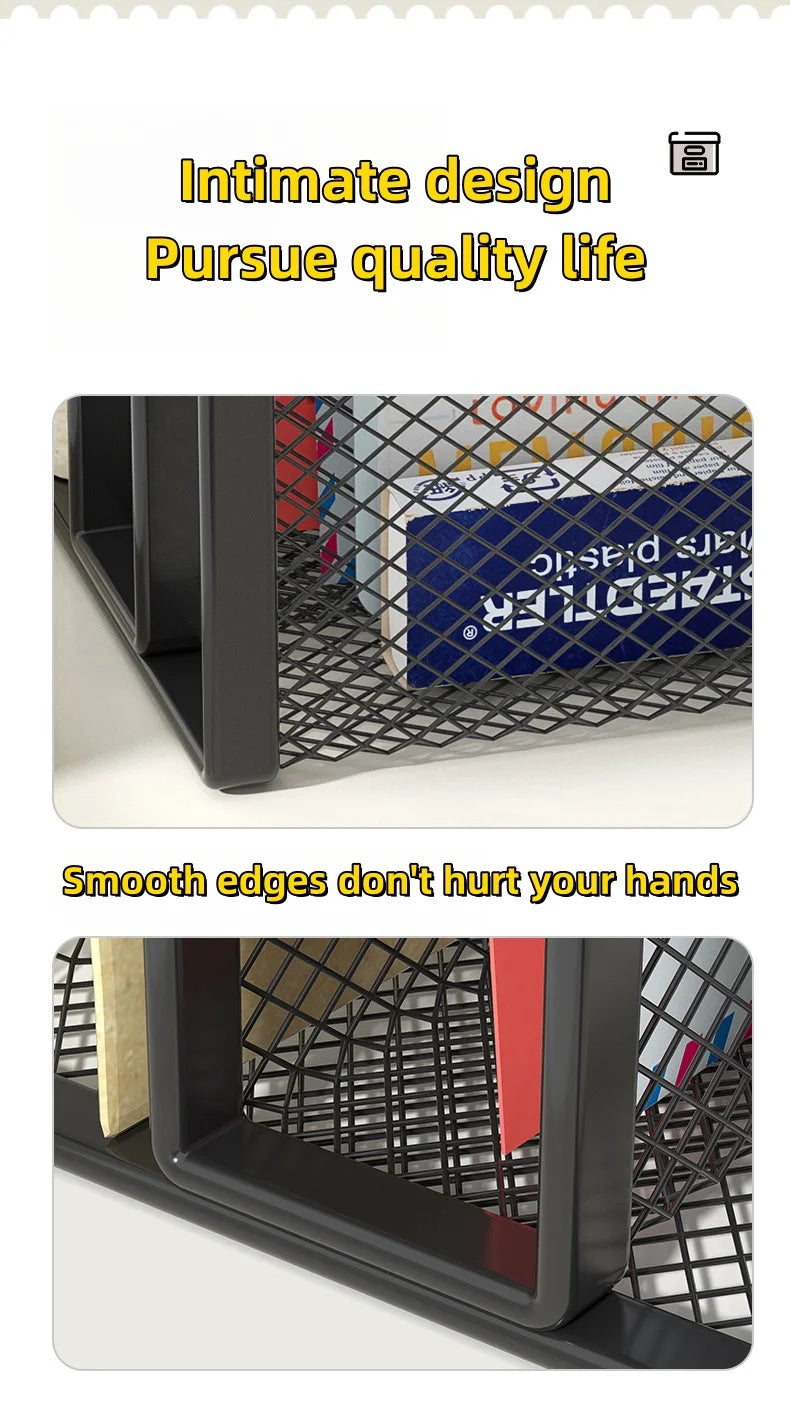 Metal Mesh Desktop Mail Organiser