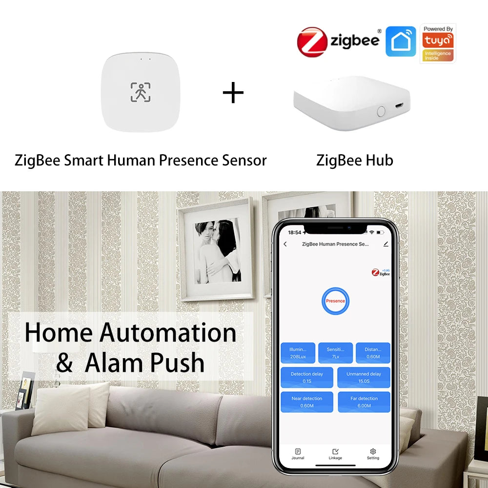 Tuya mmWave Presence Sensor - Mount and Radio Options