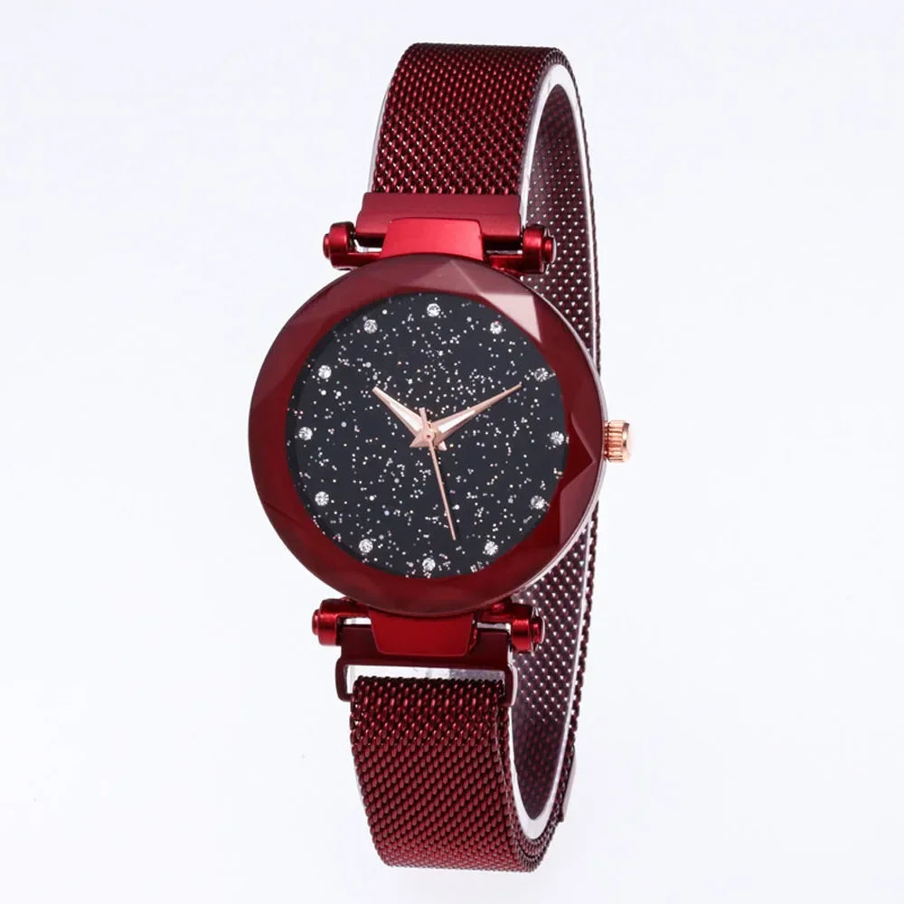Fashion Sparkling Women Watches Ladies Top Brand Luxury Quartz Clocks Watch Women Stainless Steel Date Gift Clock