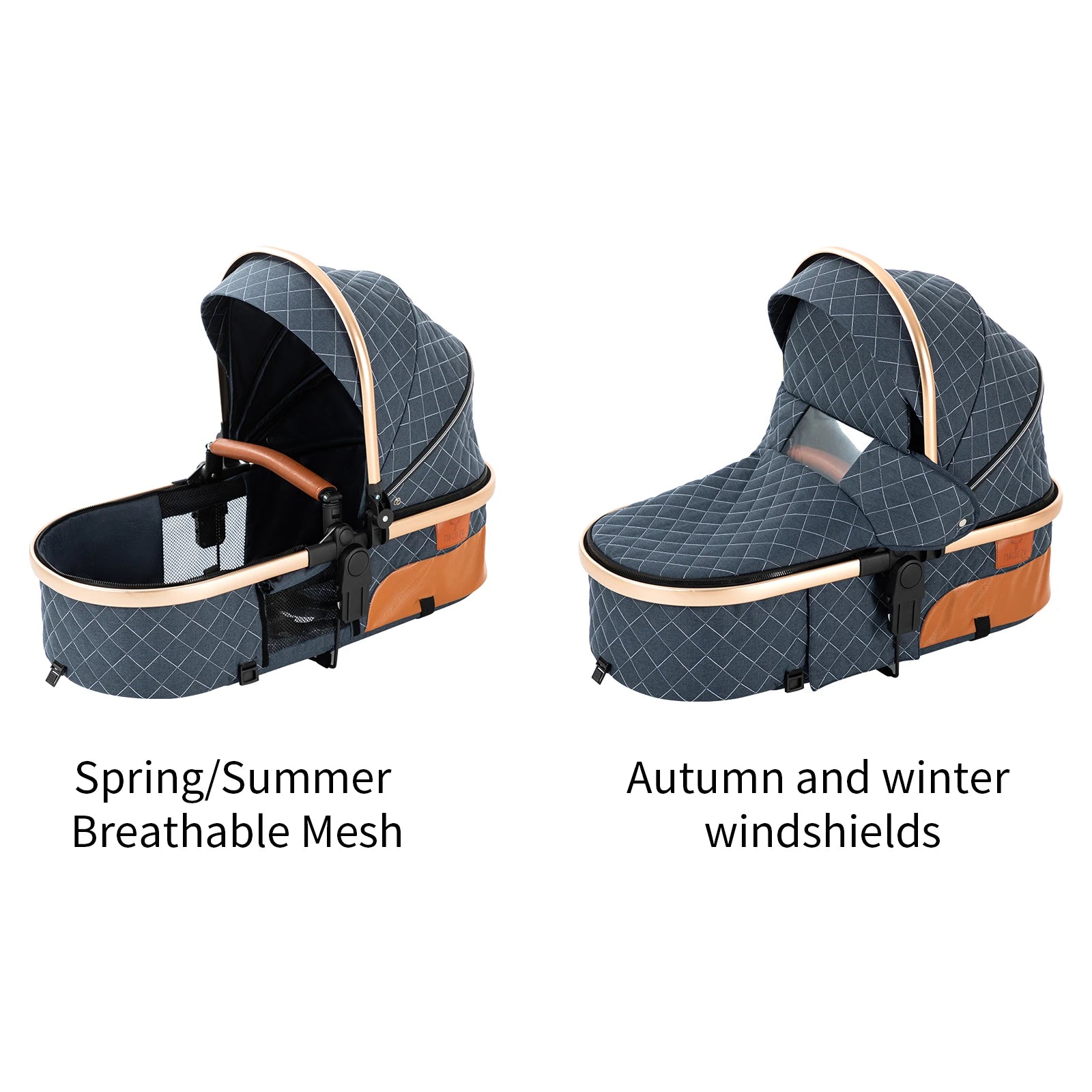 3‑in‑1 Baby Stroller Travel System Pushchair