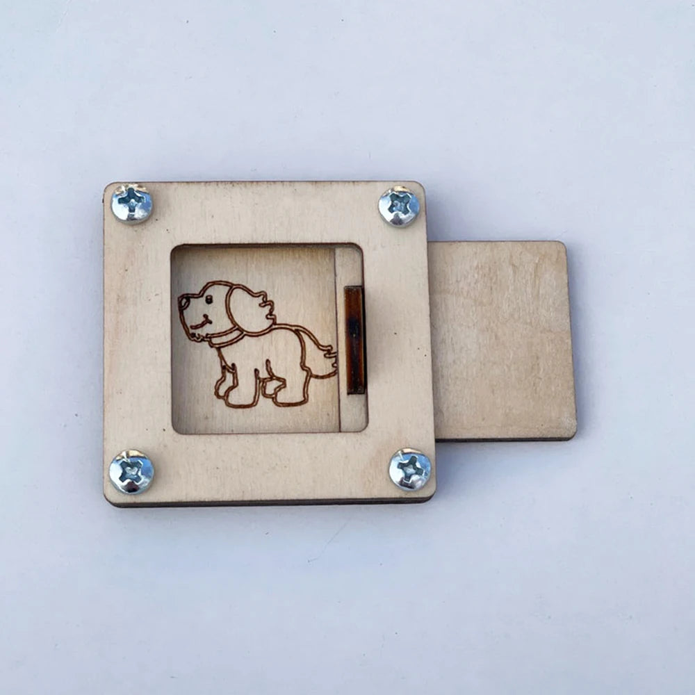 Busy Board Clothes Animal DIY Wooden Accessories Early Learning Toys Busy Board Matching Board Handmade Puzzle Educational Toys