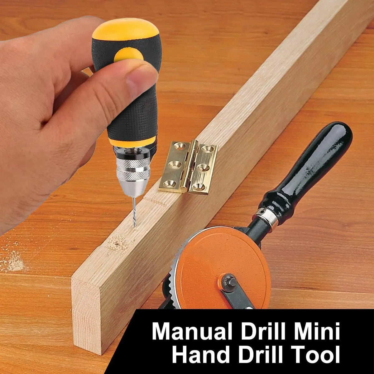 Mini Manual Craft Drill with Ten Bits