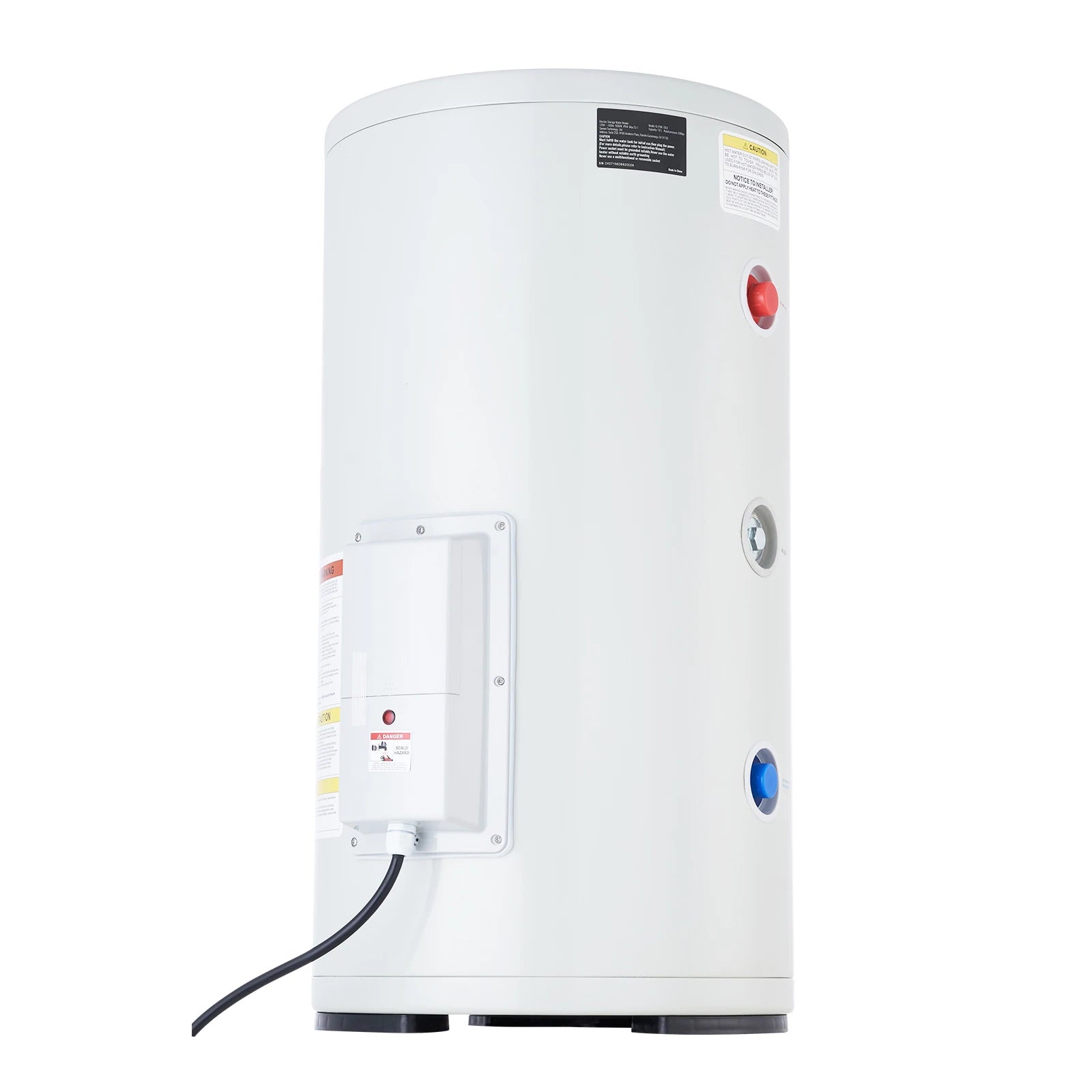 Chauffe-eau électrique 70L avec écran LED et contrôle de la température