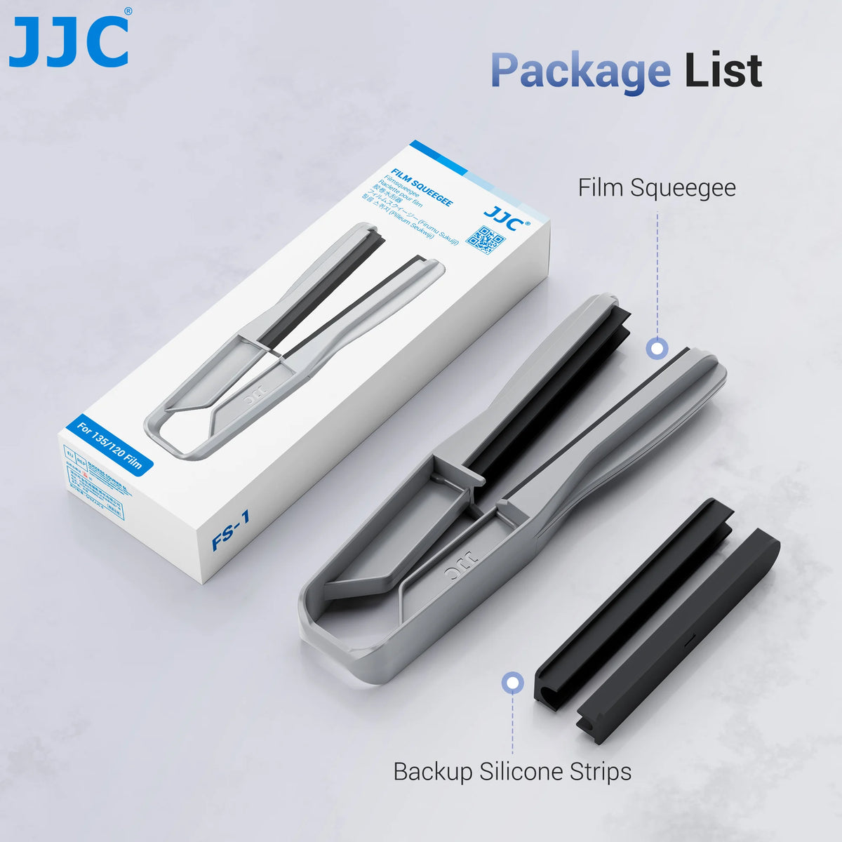 Espátula de filme JJC FS-1 para filme 135 & 120