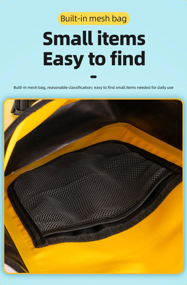 Borsa Impermeabile per Moto ROCKBROS Borsa Laterale da Sella Kit Attrezzi Borsa da Viaggio Outdoor Borsa Laterale per Moto Bumper Motor Pack