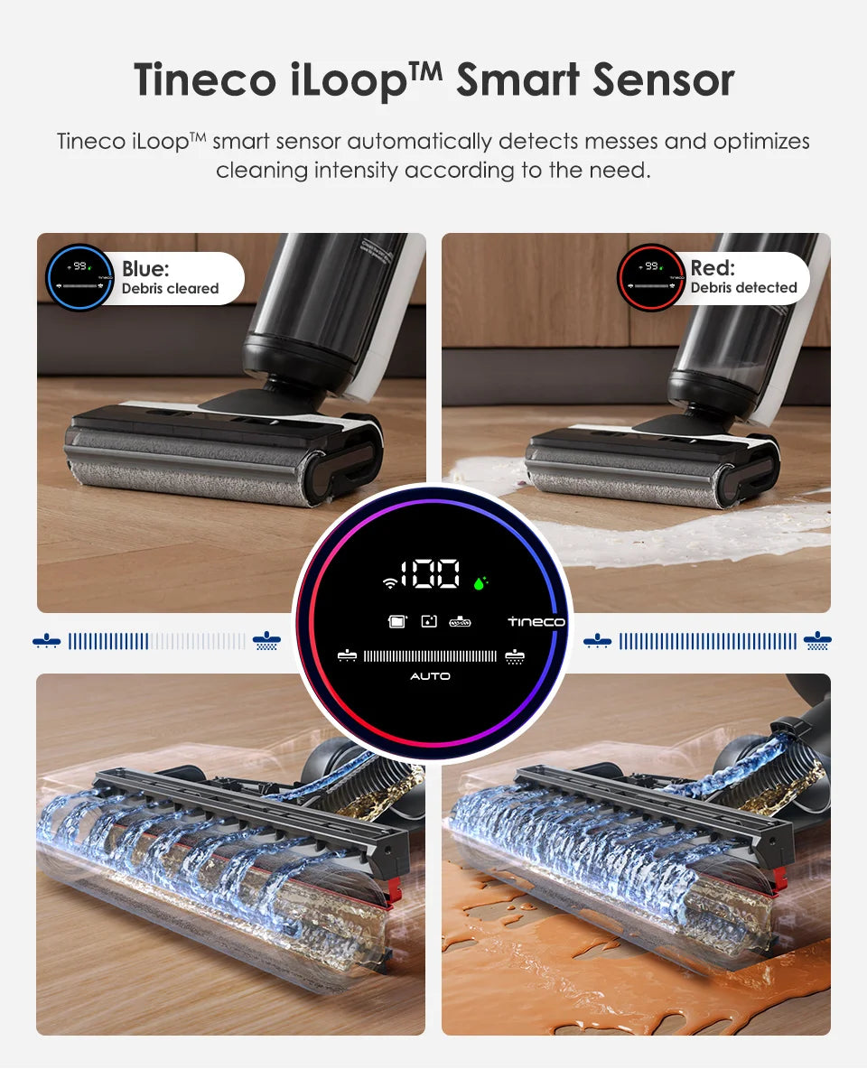 Tineco Floor One S6 Ασύρματο Σκούπα Υγρής και Ξηρής Καθαριότητας