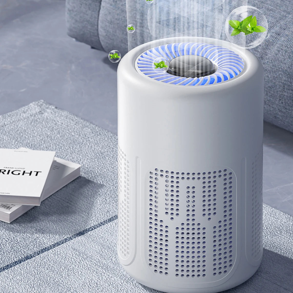 USB-C Desktop Air Purifier with Replaceable Filter