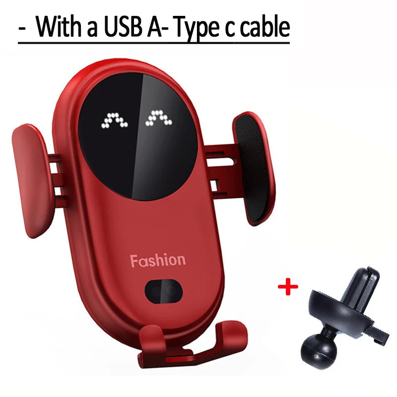 Wireless Car Charging Holder with Automatic Clamps