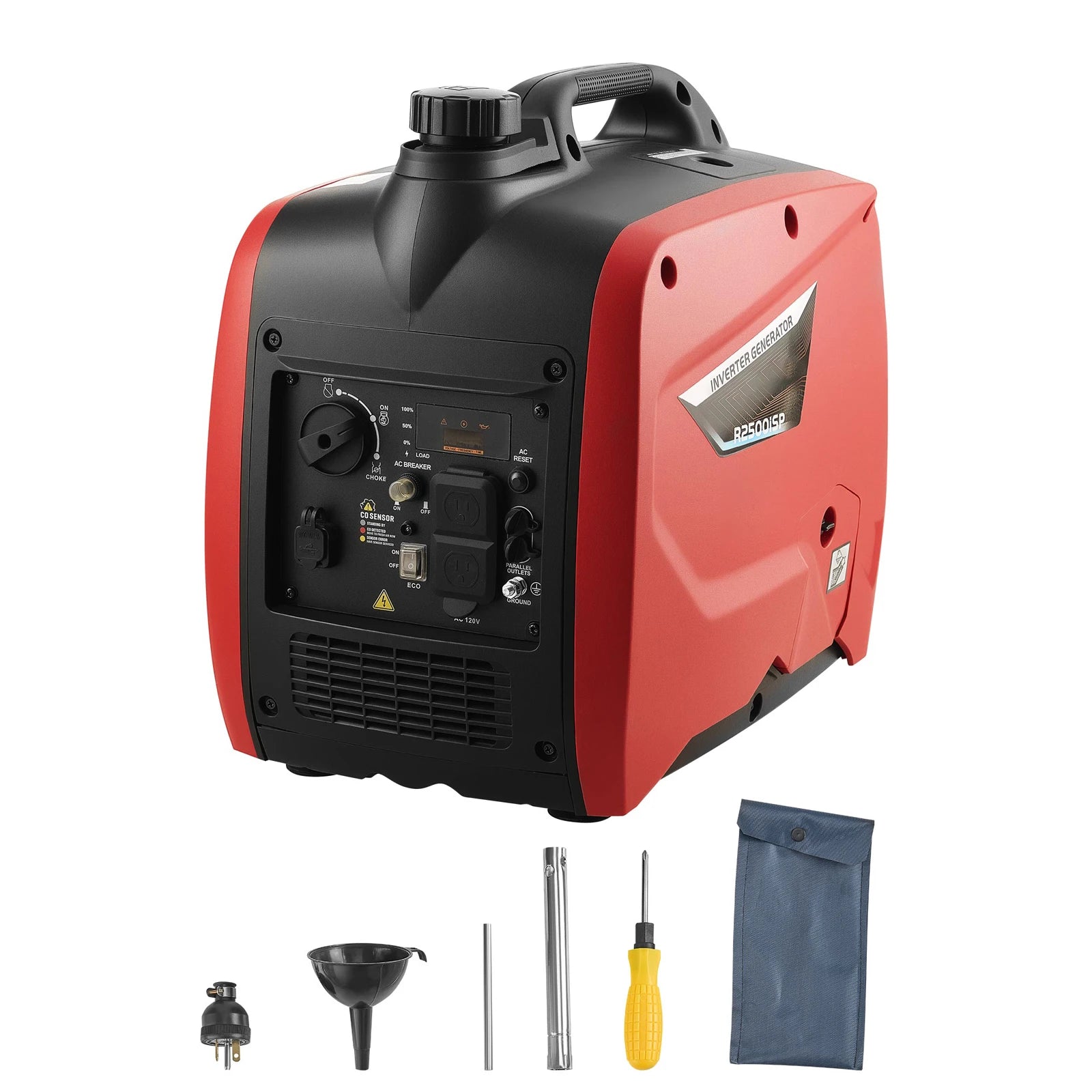 Generator invertor portabil silențios pe gaz, putere maximă 3000W