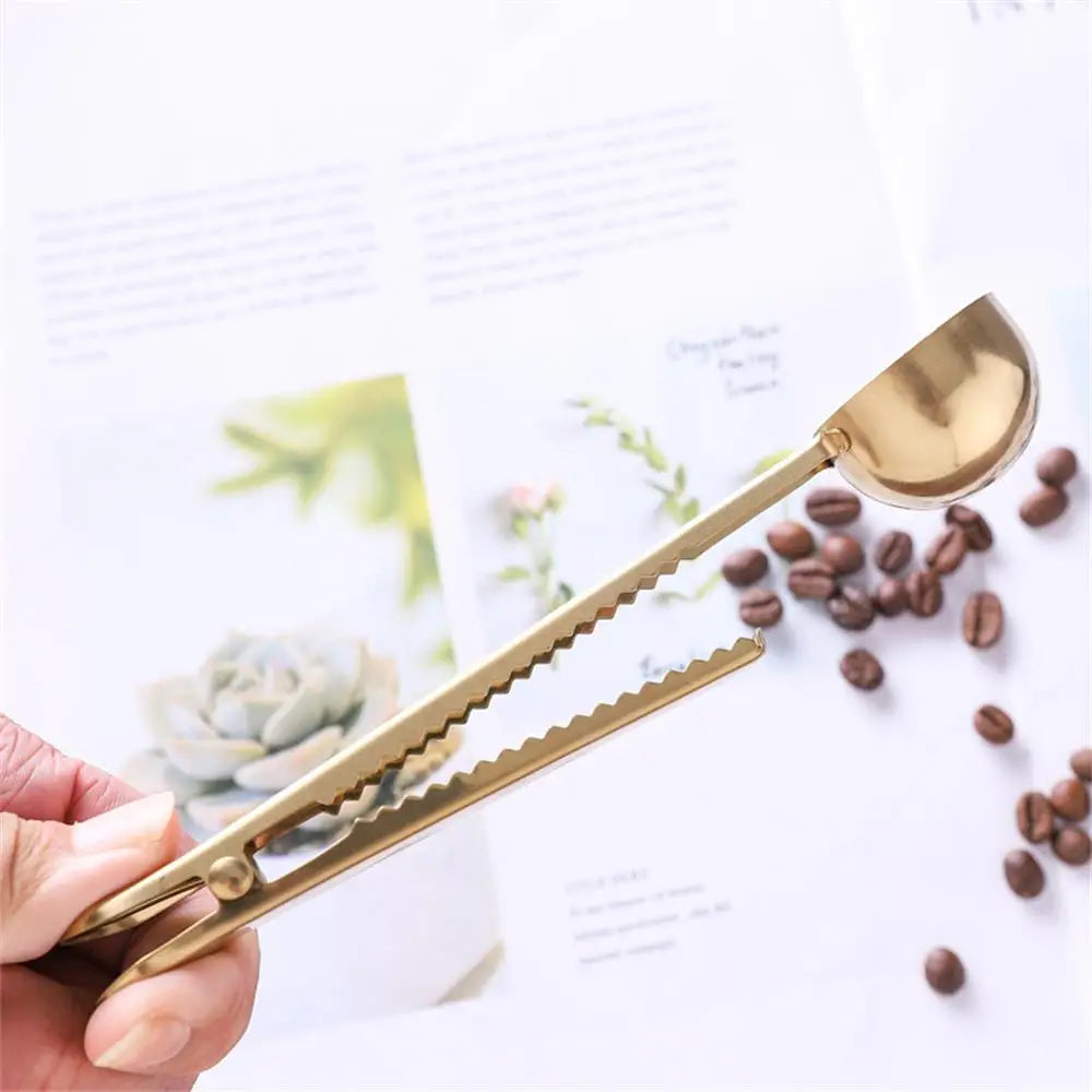 Coffee Measuring Scoop with Bag Clip
