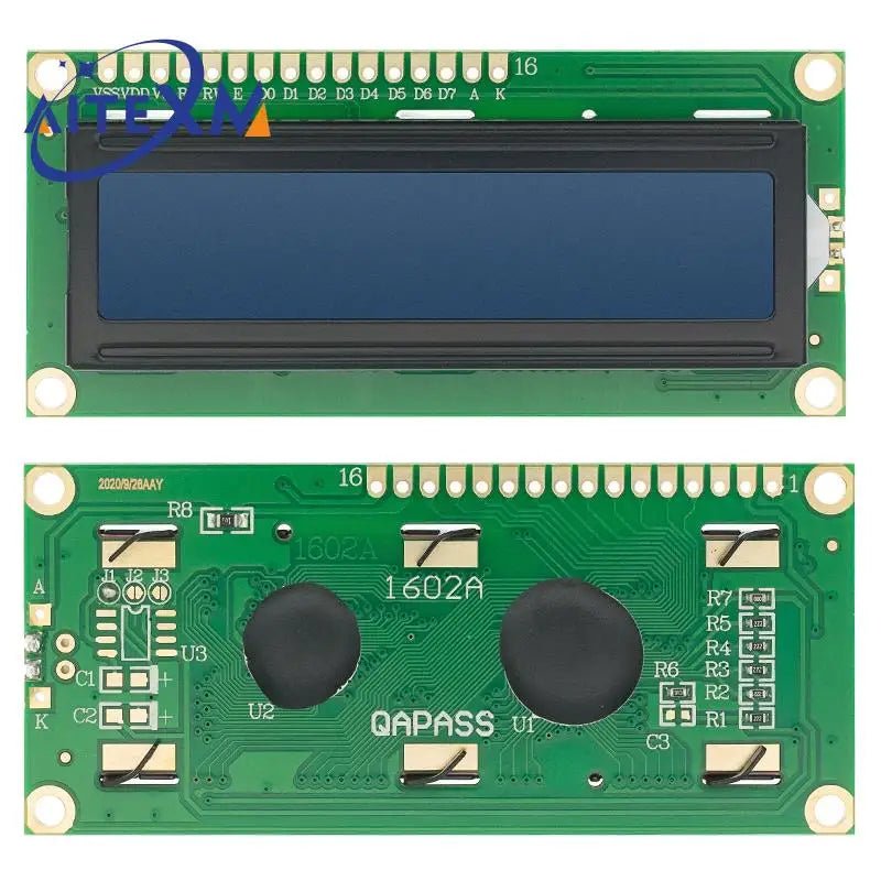 Wyświetlacz znakowy LCD1602 16x2 z opcjonalnym adapterem I2C