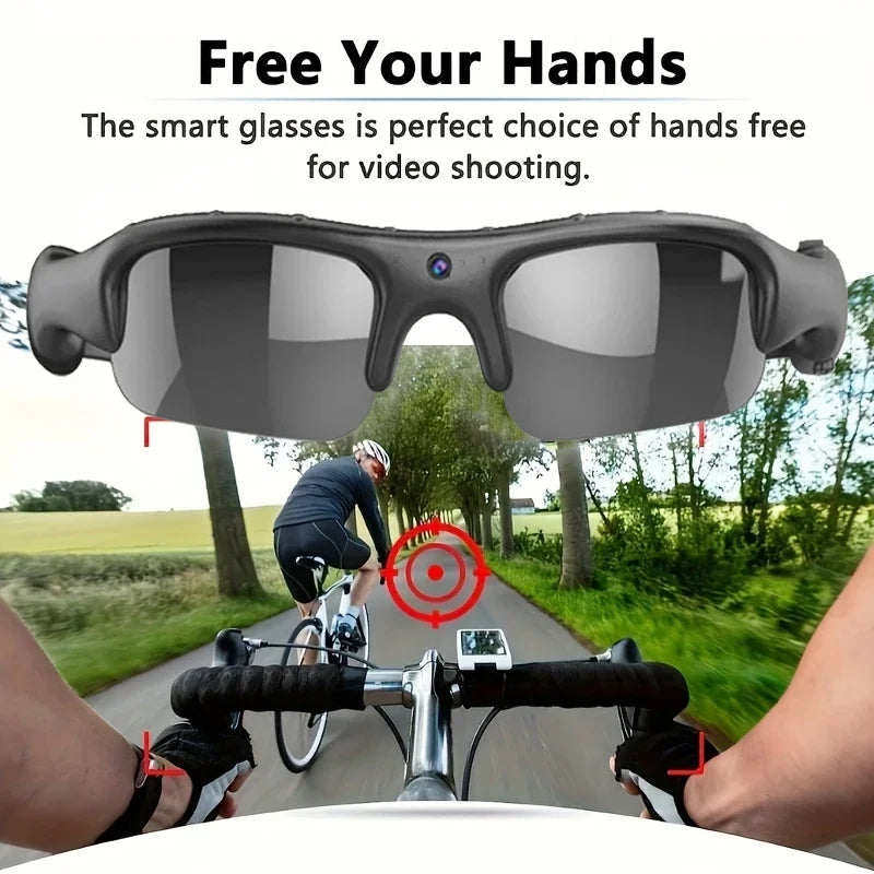 HD 1080P Glasses WIFI Camera Outdoor Bicycle Motorcycle Security Protection Sunglasses Video Camera Polarized Lens Sports Cam
