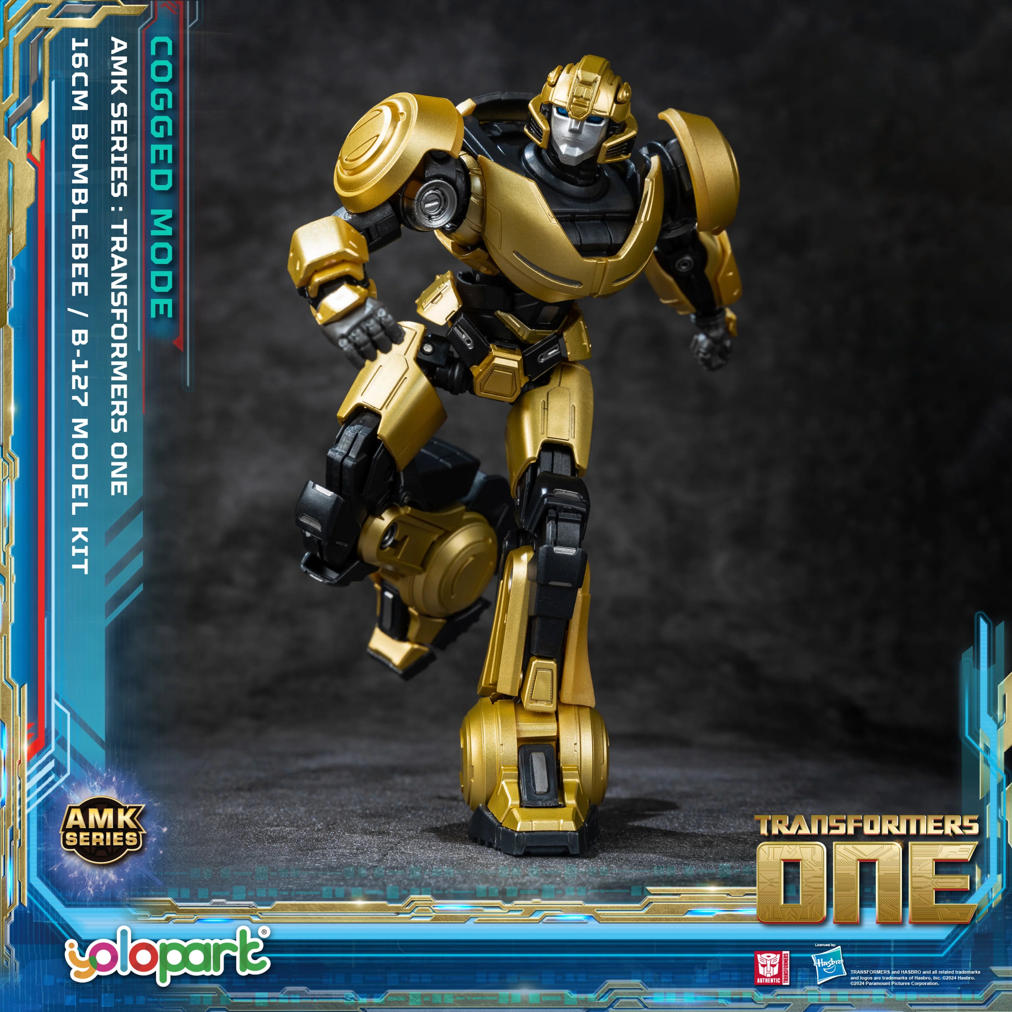 YOLOPARK Bumblebee Transformers figurka v ozubeném režimu