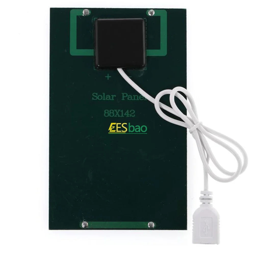 Portable USB Solar Panel - Power Options