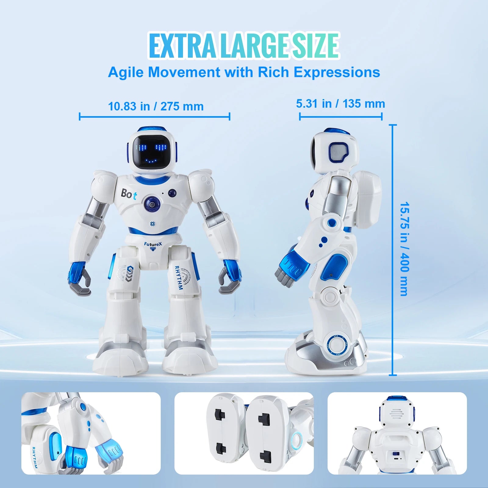 Inteligentná RC robotická hračka s ovládaním cez aplikáciu, hlasovými príkazmi a programovaním