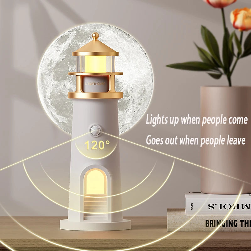 Moon Projection Night Light with Remote, Motion Sensor