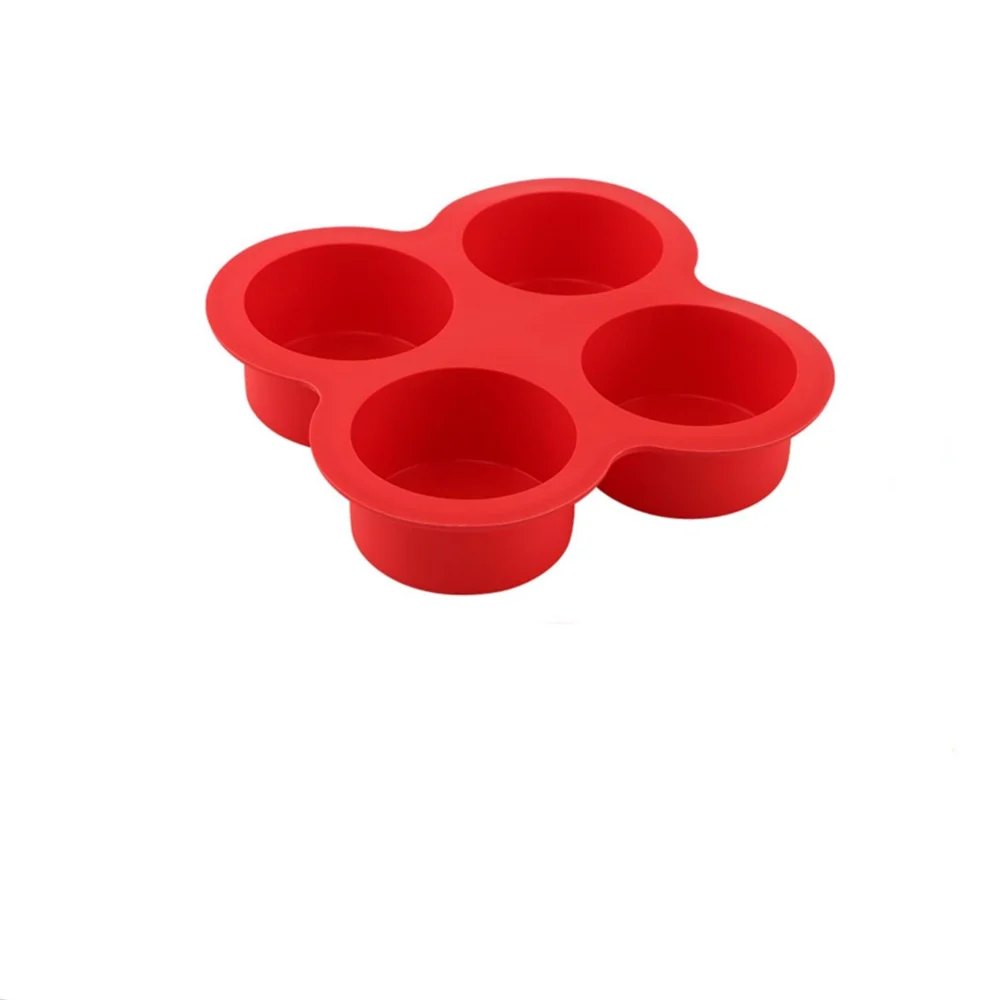 Fire-kop silicone æggeform og mini muffinform