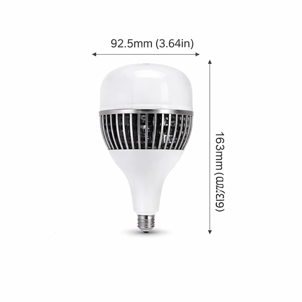 Bec LED E27 cu lumină albă rece și fascicul de 360 de grade