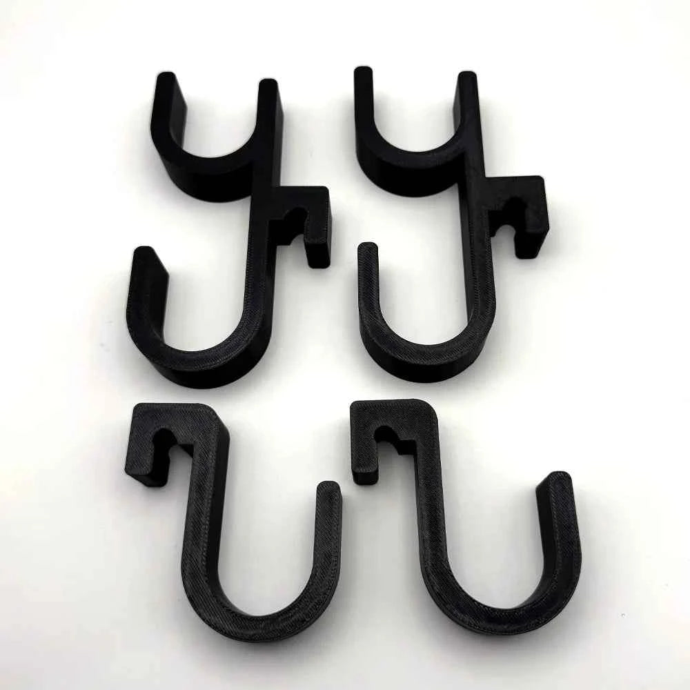 2Pcs Car Umbrella Hooks - Trunk Hangers, Universal for Sedans with No-Drill Installation, Multi-Functional Seat Back Storage Racks