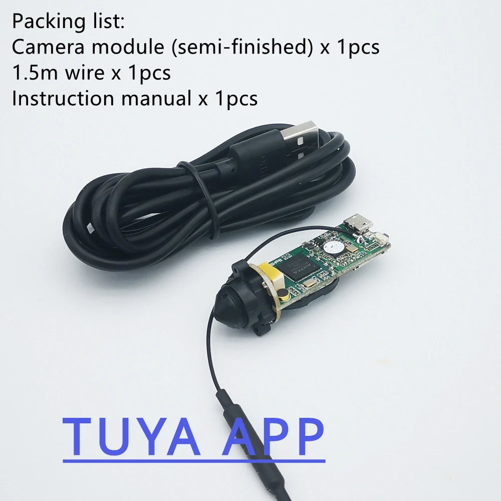 Tuya Mini 1080P WiFi IP Camera Module with Motion Detection