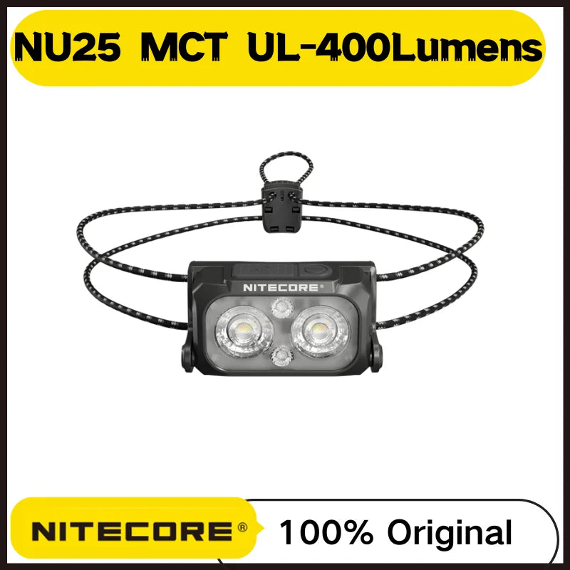 NU25 MCT UL 400-Lumen Rechargeable Headlamp