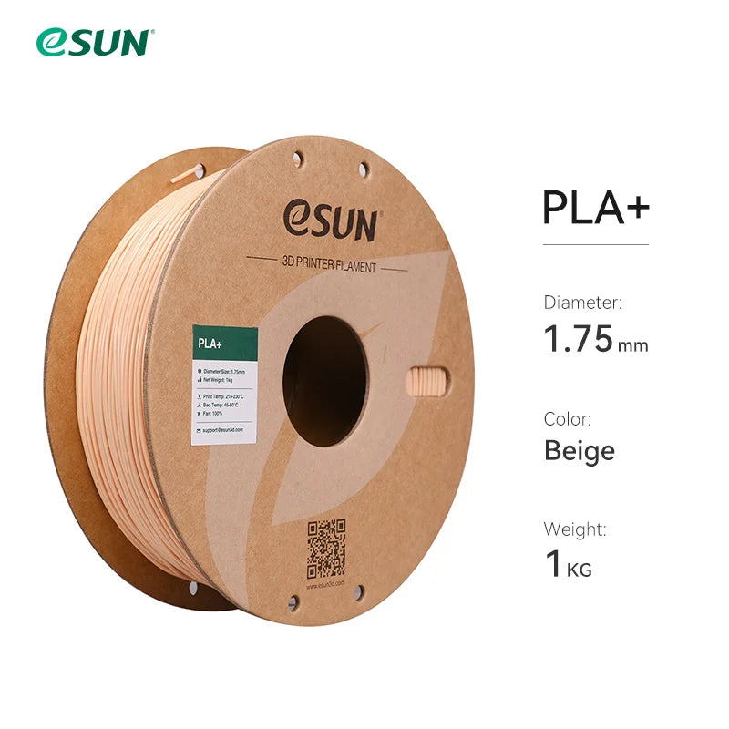 Filamento PLA+ para impressora 3D, 1.75 mm, bobina de 1 kg