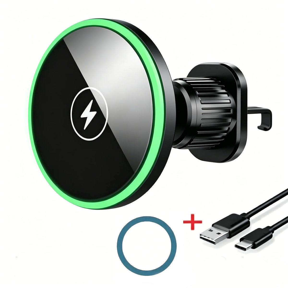 Magnetic Car Vent Wireless Charger for iPhone 12–17