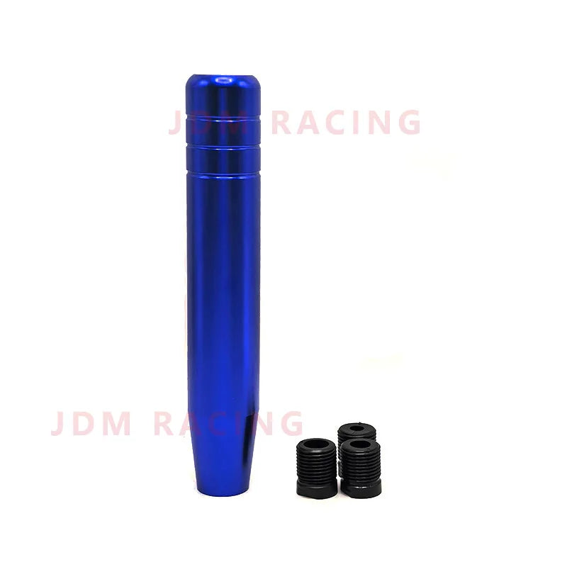 Universal Auto 13cm 18cm Length Manual Car Gear Shift Knob Aluminum Gear Shift Knob Racing Car Shift Gear Knob With 3 Adapters